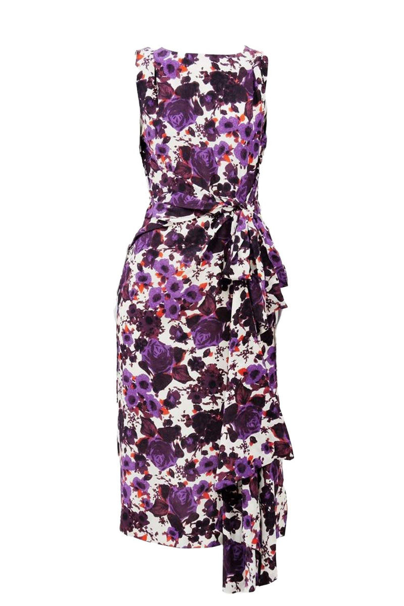 Rozaria Purple Floral Dress