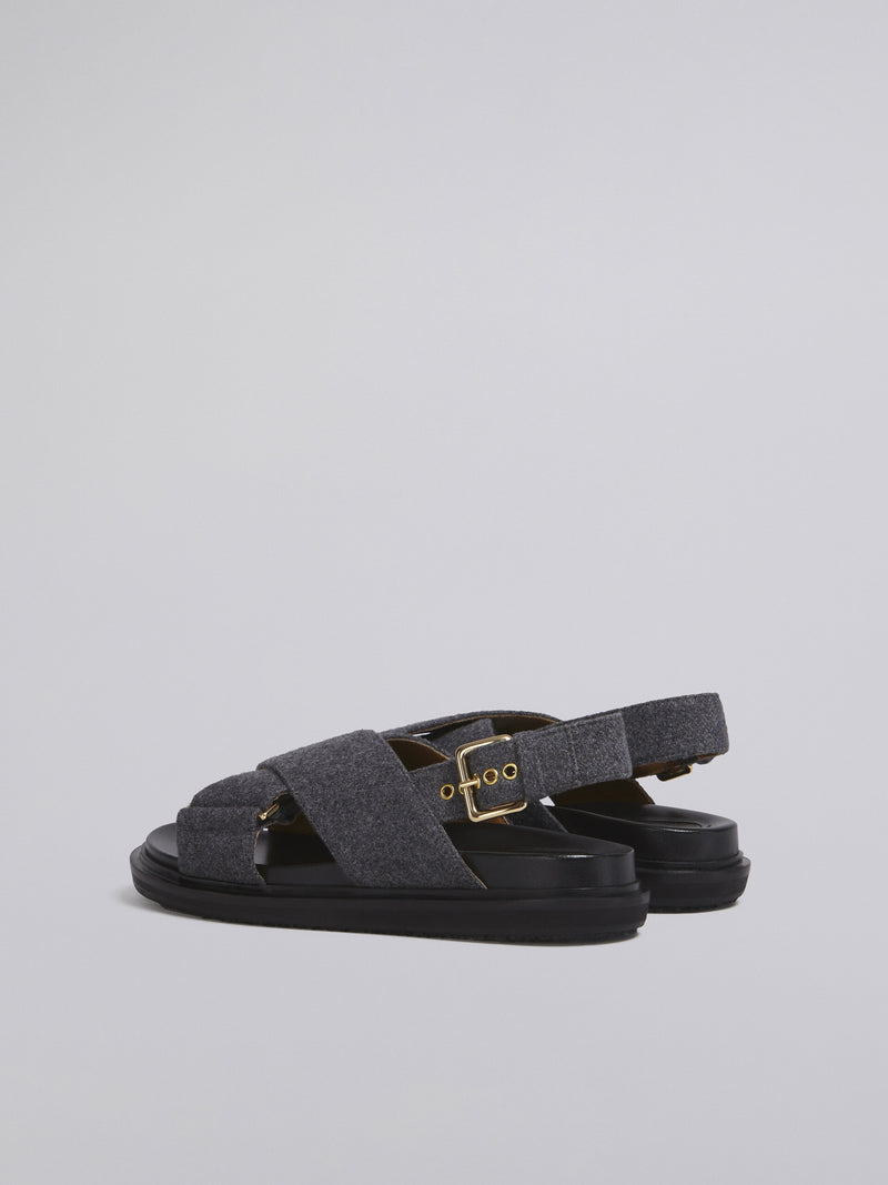 Wool Felt Fussbett Sandal