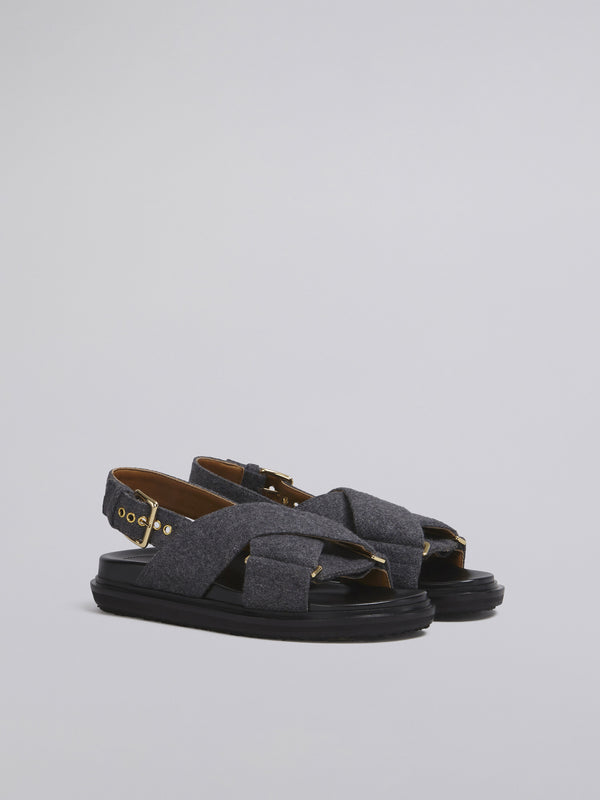 Wool Felt Fussbett Sandal