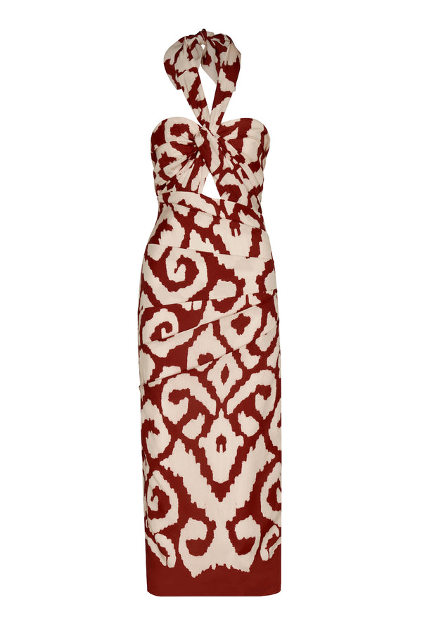 Shell Shadows Midi Dress
