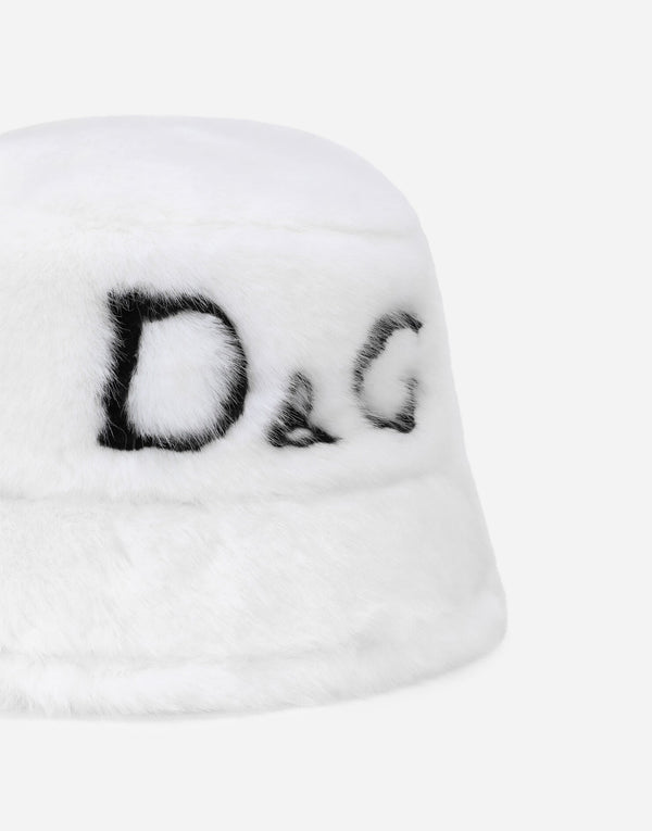 Faux Fur Logo Hat