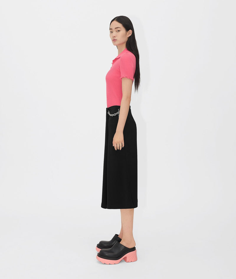 Fluid Crepe Jersey Skirt