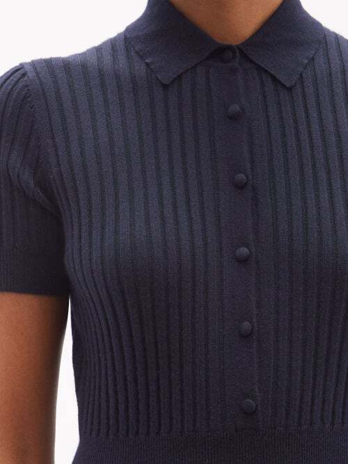 Amor Ribbed Cashmere-Blend Dress