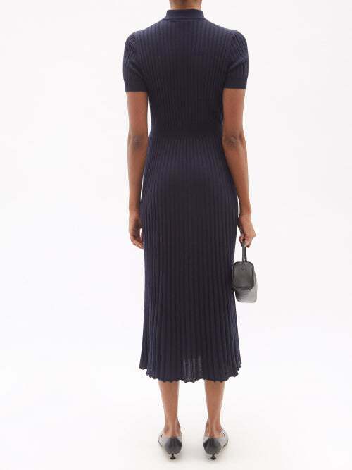 Amor Ribbed Cashmere-Blend Dress
