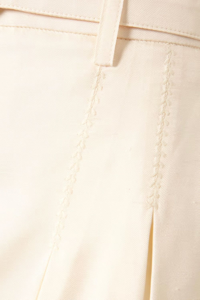 Vargas Belted Silk-Twill Wide-Leg Pants