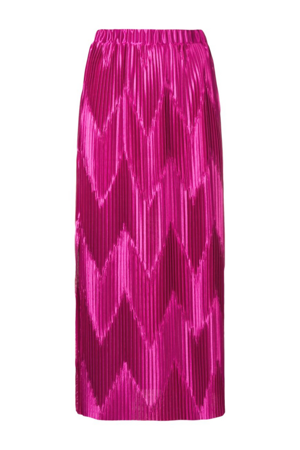 Chevron Pleat Pattern Skirt