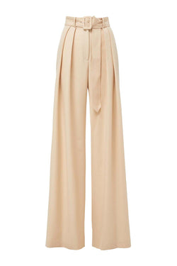 High Waisted Pleated Trousers