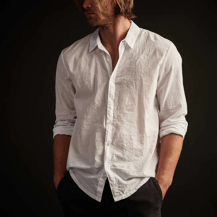 Standard Cotton Button-Down Shirt