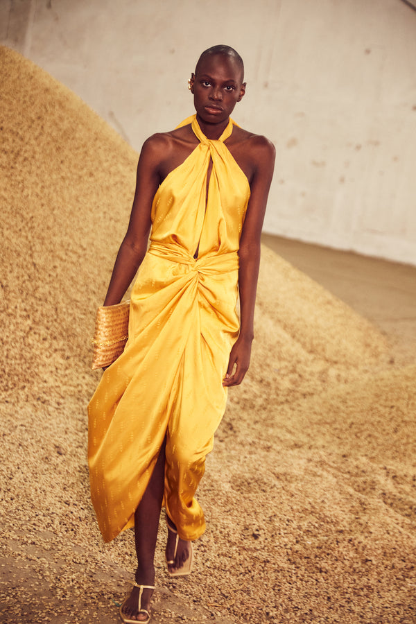 Vastness Of The Sea Ankle Dress