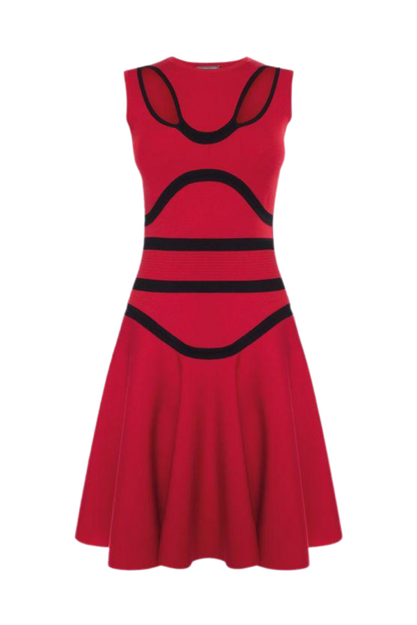 Knit Dress With Cut-out Detail