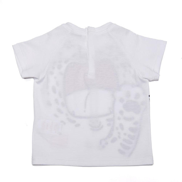 Jersey T-Shirt with Mini Leopard Print