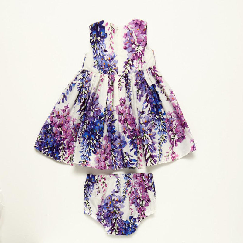 Wisteria Print Poplin Onesie