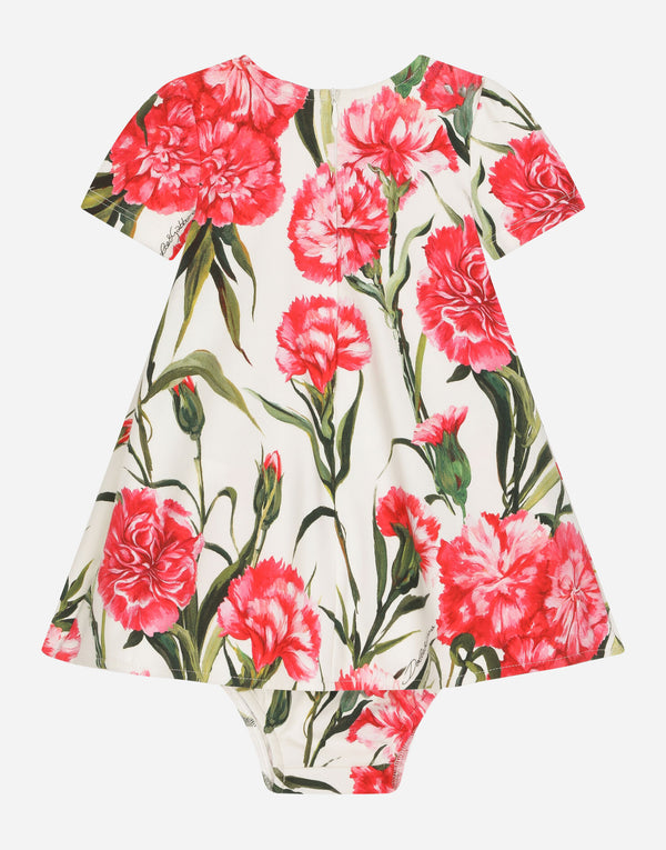 Carnation Print Interlock Dress