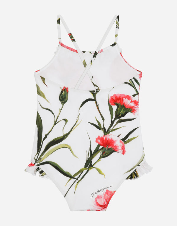 Carnation Print Swimsuit