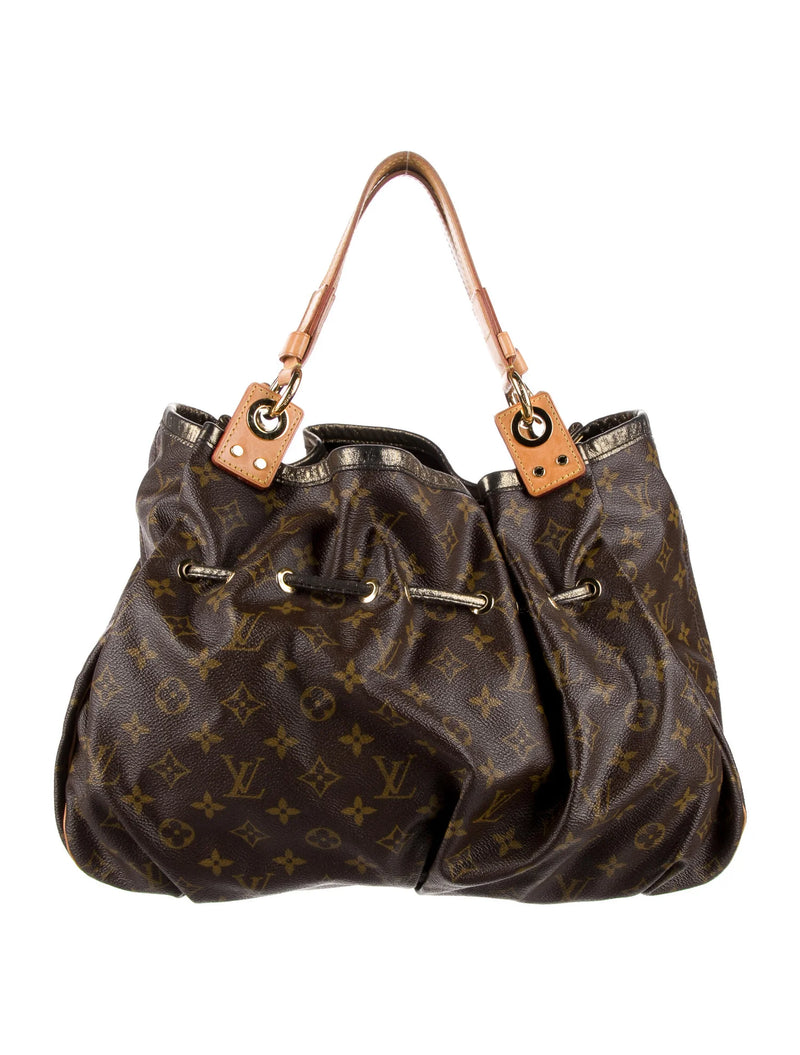 Louis Vuitton Brown Monogram Suede Leather Irene Coco Bag