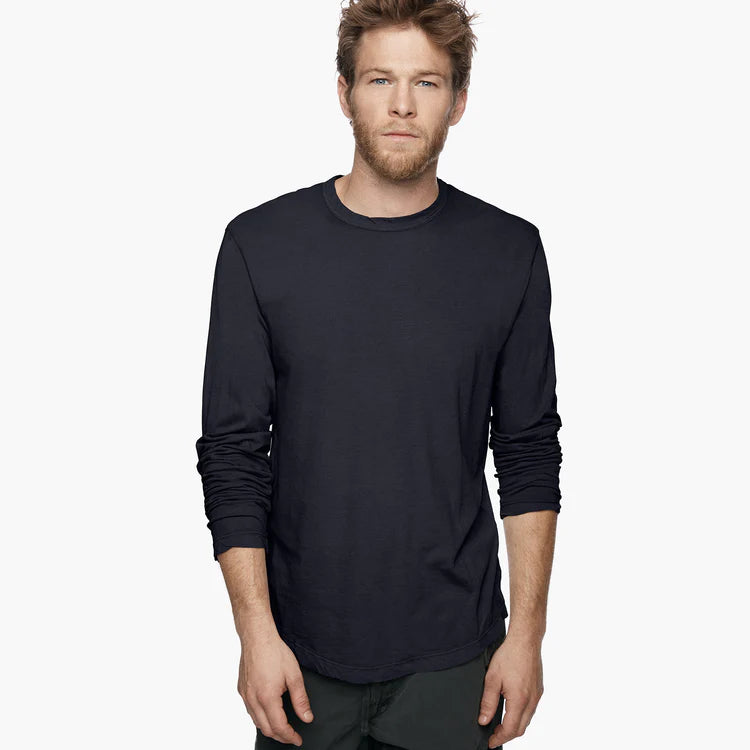 James perse long hotsell sleeve crew neck