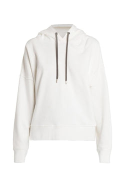 Metallic Logo Cotton Hoodie