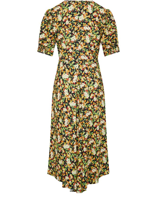 Warehouse ditsy floral midi dress cheap