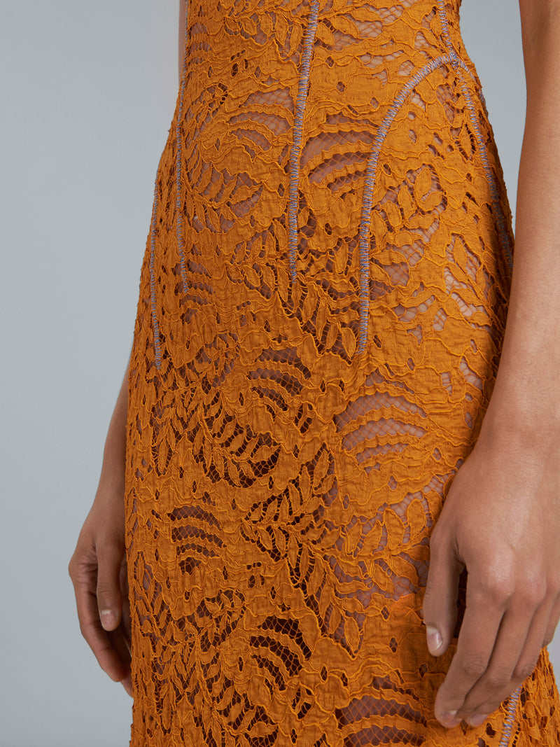 Lace Coreset Detail Dress