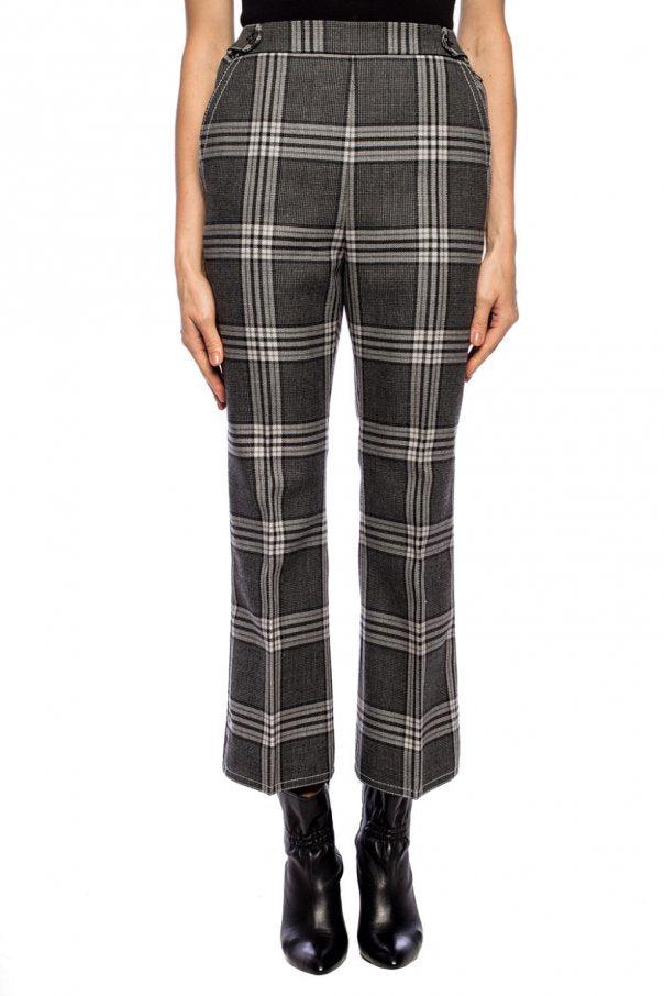 Creased Patterned Trouser
