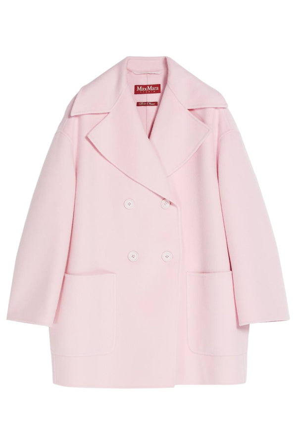 Wool and Cashmere Double Breasted Viborg Coat