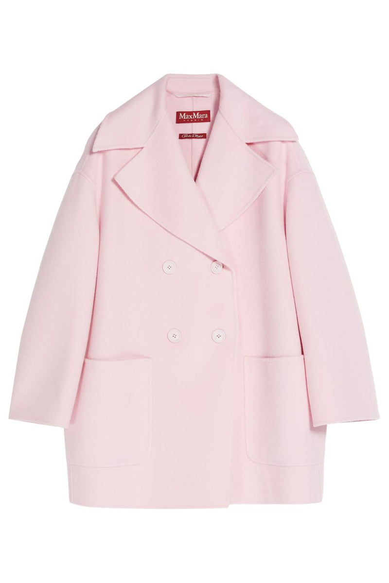 Wool and Cashmere Double Breasted Viborg Coat
