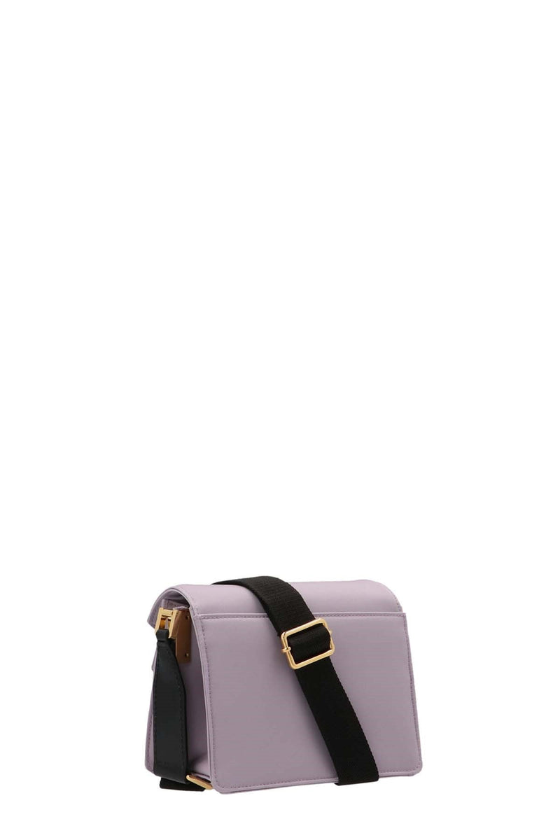 Marni Off-white & Purple Trunk Bag in Black