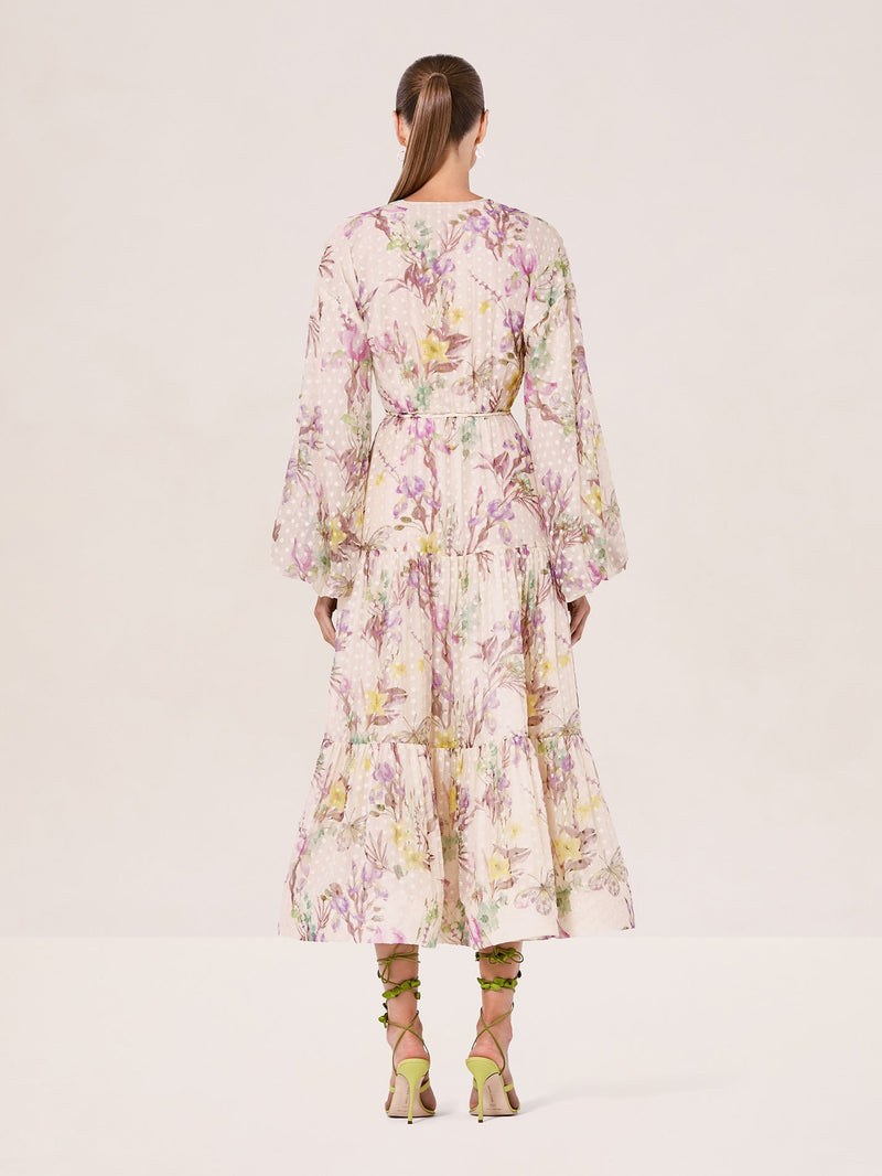 Nicole Floral Emroidered Maxi Dress