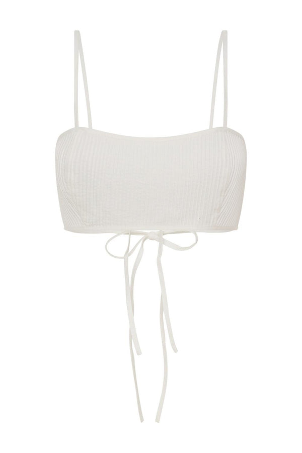 Nice Crop Pintuck Top