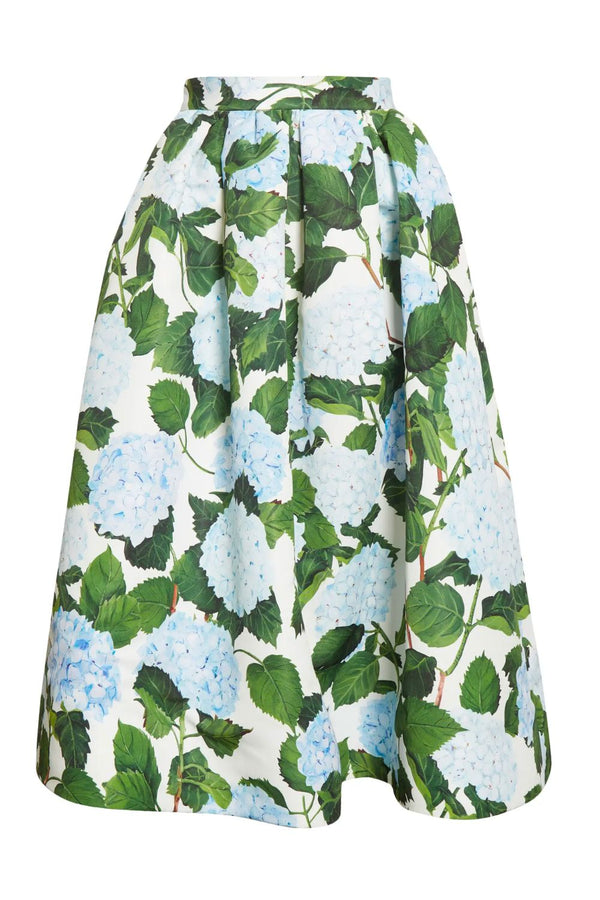 Hydrangea Faille Skirt
