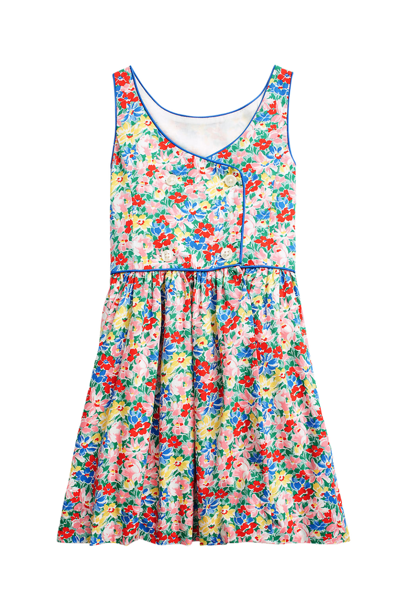 Floral Cotton Poplin Dress