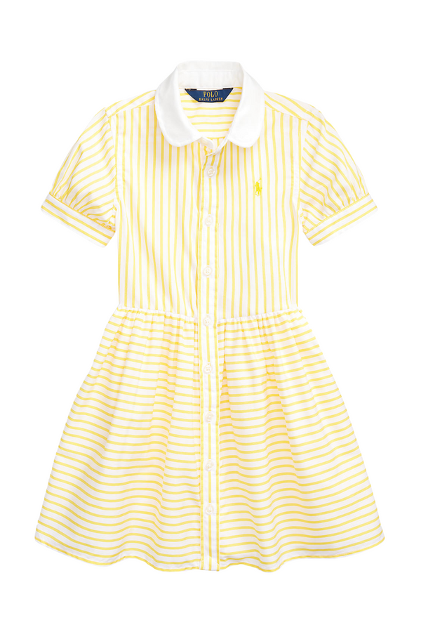 Striped Cotton Shirtdress