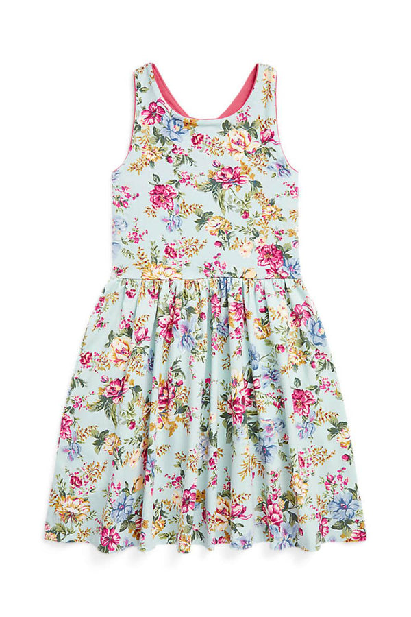 Crossback Floral Dress