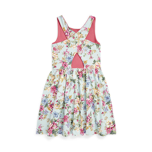 Crossback Floral Dress