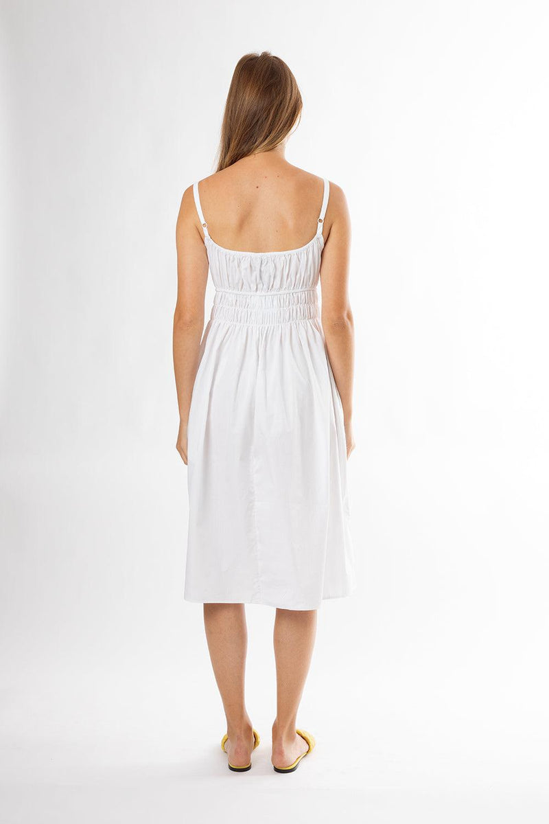 Positano Shirred Waist Dress