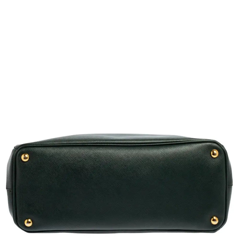 Prada Women's Buckle Large Leather Handbag in Black | LN-CC®