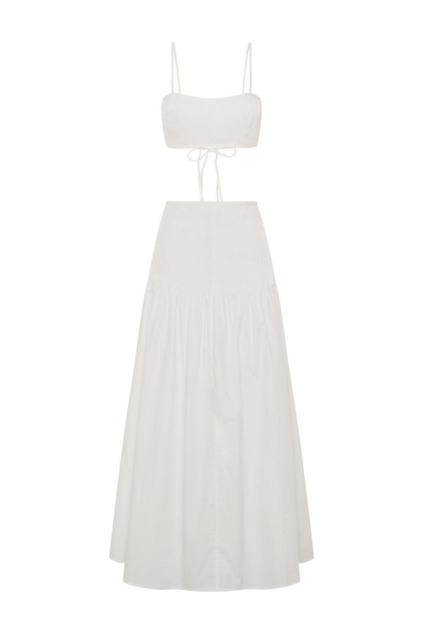 Provence Cotton Pintuck Skirt