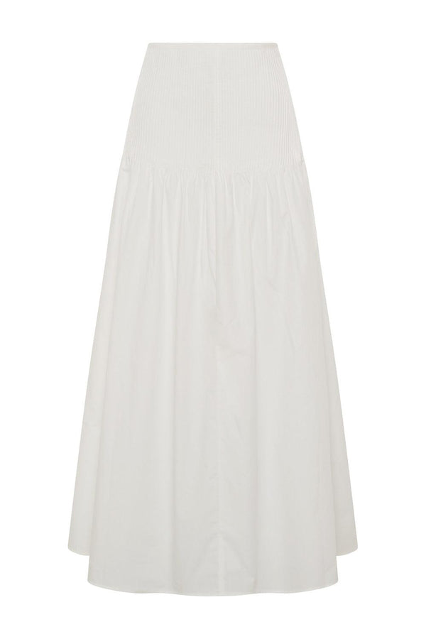 Provence Cotton Pintuck Skirt