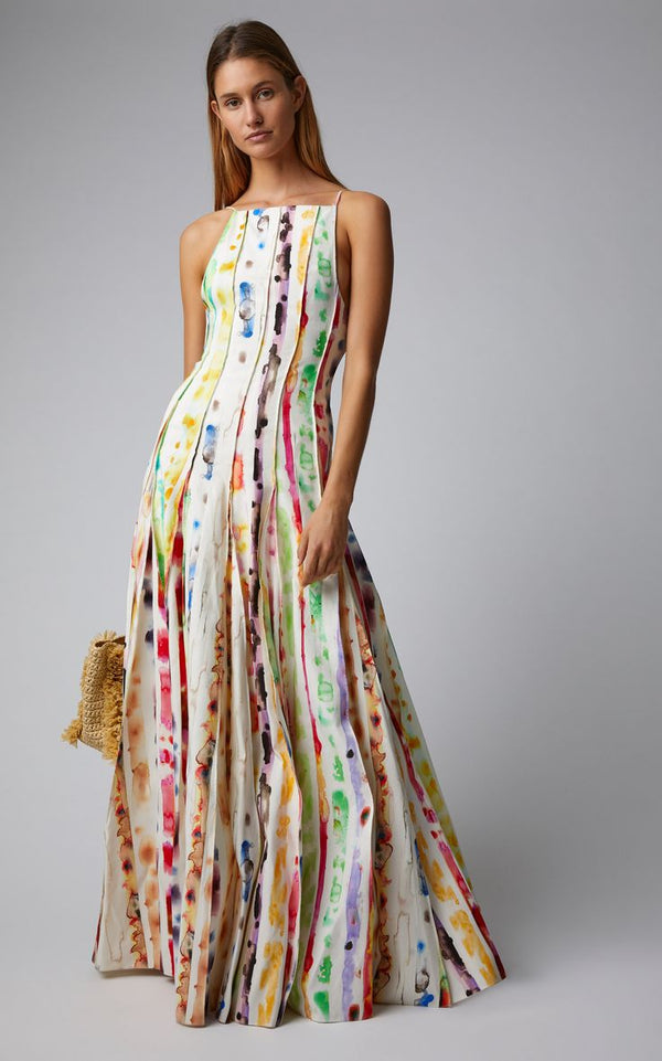 Million Pleats Maxi Dress