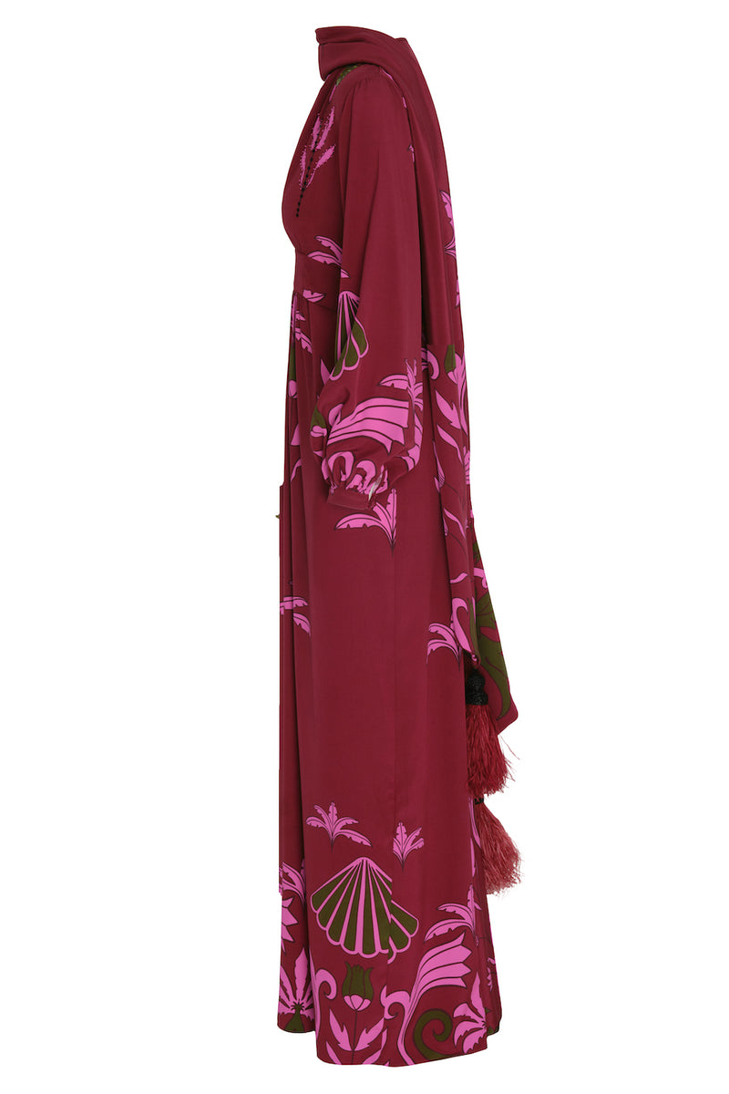 Galactic Feeling Silk Maxi Dress