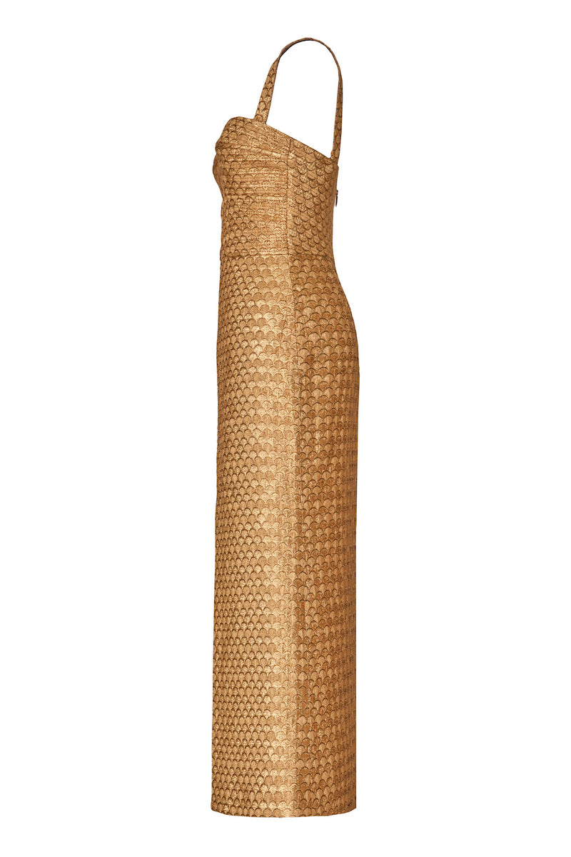 Ideal Universe Jacquard Maxi Dress