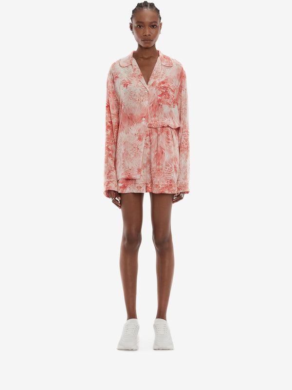 Sea Coral Pyjama Shirt
