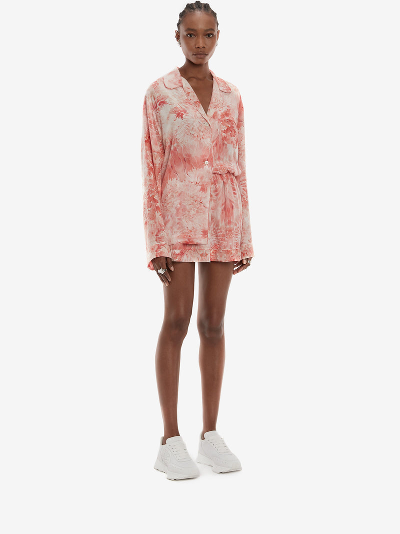 Sea Coral Pyjama Shirt
