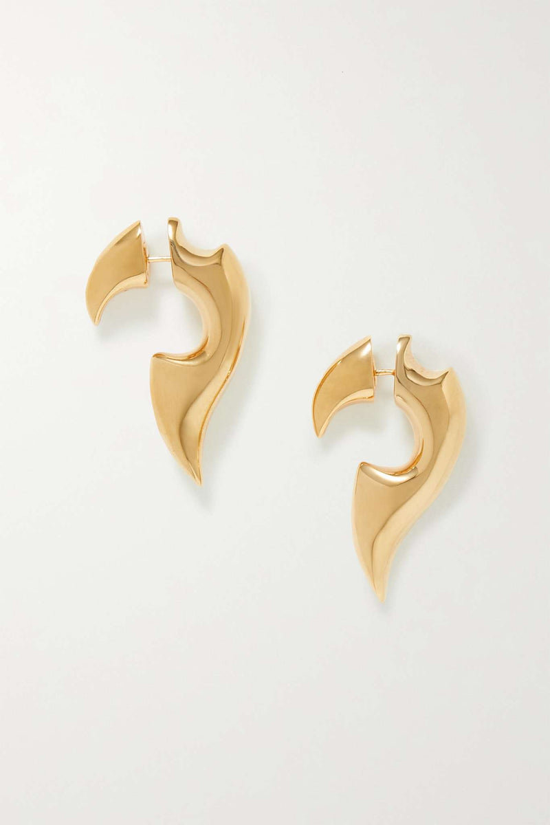 Sharp Gold Earring