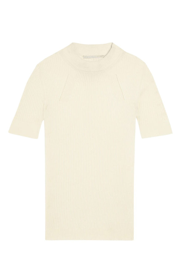 Short Sleeve Ribbed Knit