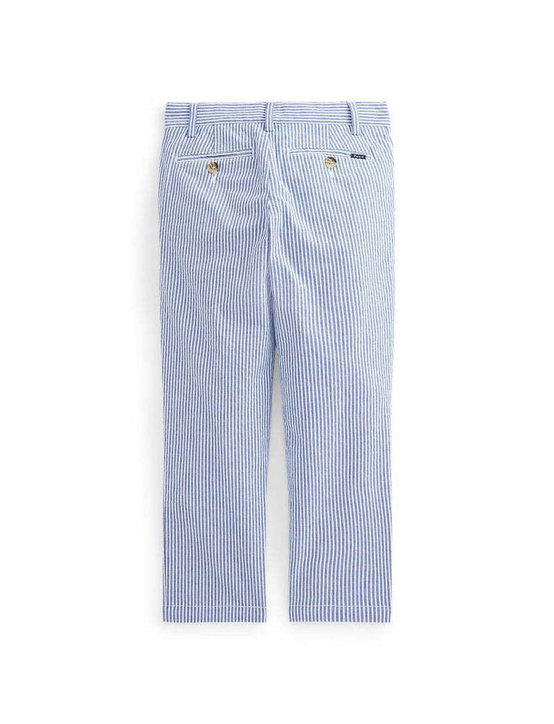 Stretch Cotton Seersucker Pant