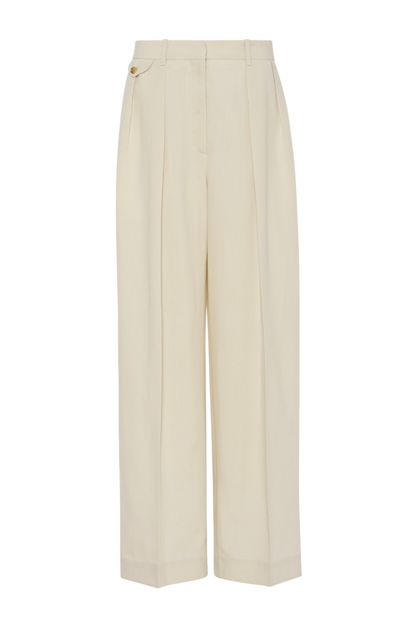 Virgin Wool and Silk Blend Marcelina Pant