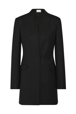 Marisol Long Line Collarless Jacket