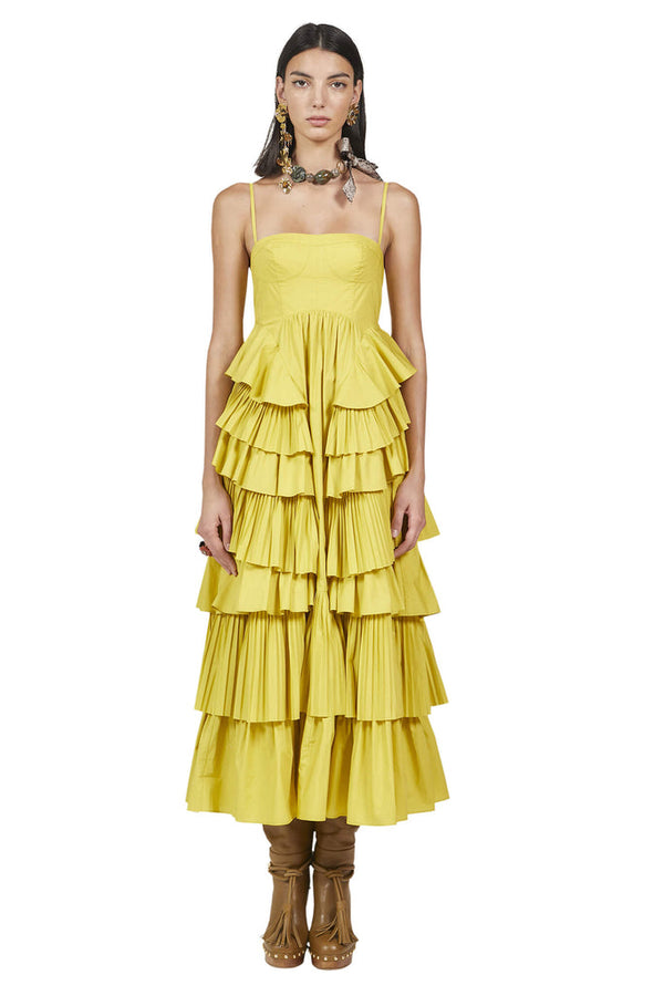 Avery Tiered Cotton Gown