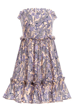 Rosa Strapless Cotton Poplin Mini Dress